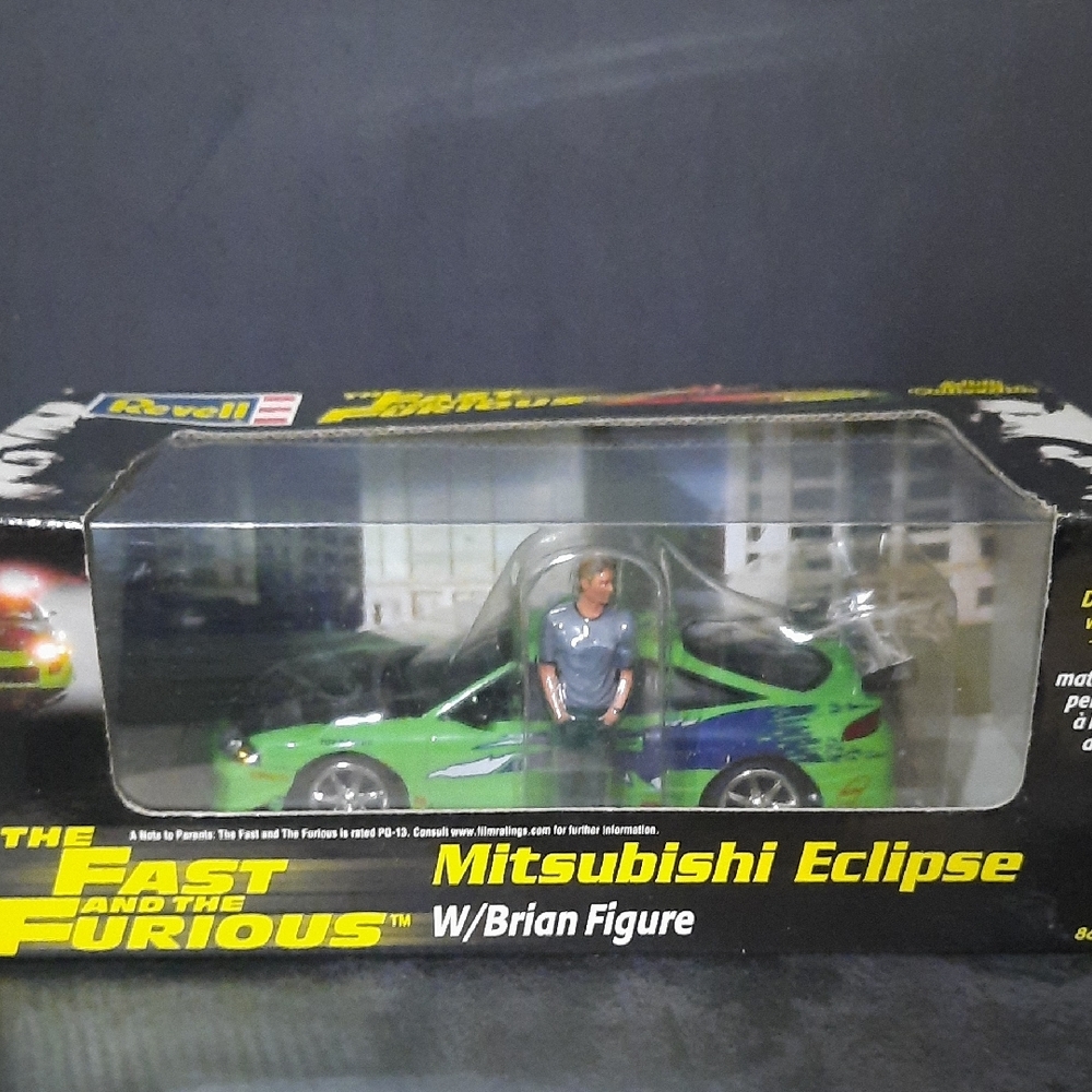 Revell Mitsubishi Eclipse Model with Brian Figure Adult Collectible - Picture 9 of 14